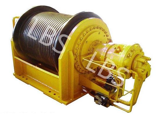 LBS Split Sleeve Hydraulic Mooring Winch One Reel For Mine Field