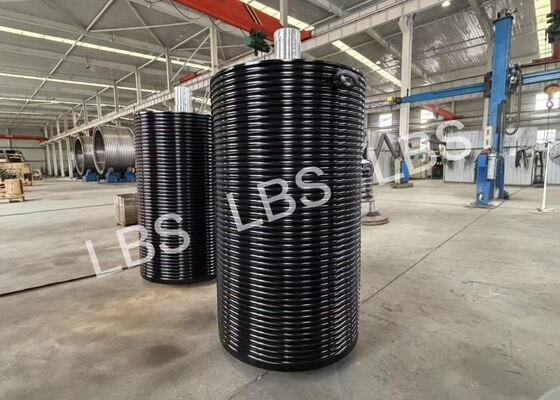 Lebus Groove Drum Ø702 Outer Diameter Length 1373mm Epoxy Zinc Rich Primer