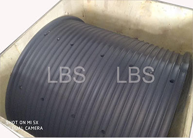 Split Type Sleeve LBS Grooved Drum Cable Winch Drum OEM ODM Service