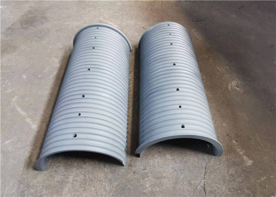 स्टील के तार रस्सी के लिए भारी शुल्क आधा स्प्लिट ग्रूवेड आस्तीन