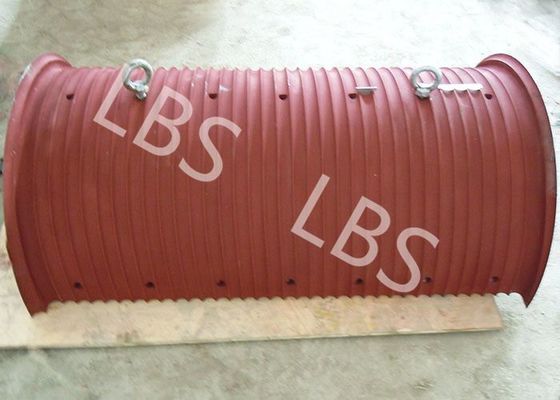 वायर रस्सी या केबल होस्टिंग ड्रम लेबस आस्तीन स्टील सामग्री की आवश्यकता है