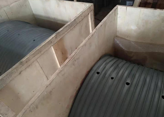 अनुकूलित डिजाइन स्टील लिफ्ट ड्रम ग्रूव आस्तीन तार रस्सी आस्तीन