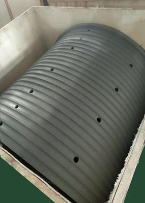 बोल्ट / वेल्डिंग कनेक्शन चरखी ड्रम नालीदार आस्तीन और गोले